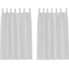 Image de vidaXL Rideaux occultants avec anneaux 2 pcs Gris clair