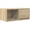 Image de vidaXL Armoire TV Chêne Sonoma 60x31x25,5 cm Matériau dérivé du bois
