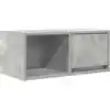 Image de vidaXL Armoire TV gris béton 60x31x25,5 cm Bois composite