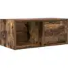 Image de vidaXL Armoire TV chêne fumé 60x31x25,5 cm Bois composite