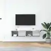 Image de vidaXL Armoires TV 2 pcs. Gris Sonoma 60x31x25,5 cm Matériau dérivé du bois