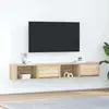Image de vidaXL Armoires TV 2 pcs. chêne Sonoma 80x31x25,5 cm Matériau bois