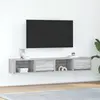 Image de vidaXL Armoires TV 2 pcs. Gris Sonoma 80x31x25,5 cm Matériau dérivé du bois