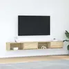 Image de vidaXL Armoires TV 2 pcs. chêne Sonoma 100x31x25,5 cm Matériau bois