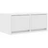 Image de vidaXL Armoire TV Blanc 60x31x25,5 cm Bois composite