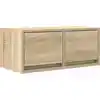 Image de vidaXL Armoire TV Chêne Sonoma 60x31x25,5 cm Matériau dérivé du bois