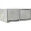 Image de vidaXL Armoire TV gris béton 60x31x25,5 cm Bois composite
