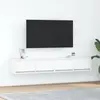 Image de vidaXL Armoires TV 2 pcs. Blanc 80x31x25,5 cm Bois composite