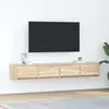Image de vidaXL Armoires TV 2 pcs. chêne Sonoma 80x31x25,5 cm Matériau bois
