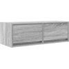 Image de vidaXL Armoire TV Gris Sonoma 80x31x25,5 cm Bois composite