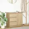 Image de vidaXL Sideboard avec tiroir Chêne Sonoma 71x35x65 cm Bois composite
