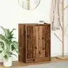 Image de vidaXL Sideboard imitation vieux bois 57x34x76 cm Bois composite