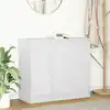 Image de vidaXL Sideboard Blanc 85x34x76 cm Bois composite