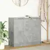 Image de vidaXL Sideboard gris béton 85x34x76 cm Bois composite