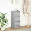 Image de vidaXL Sideboard Gris Sonoma 29,5x34x76 cm Bois composite