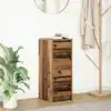 Image de vidaXL Sideboard imitation vieux bois 29,5x34x76 cm Bois composite