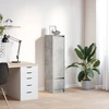 Image de vidaXL Highboard gris béton 29,5x34x119,5 cm Bois composite