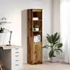 Image de vidaXL Highboard imitation bois ancien 37,5x35x180 cm Matériau dérivé du bois