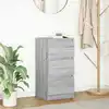 Image de vidaXL Sideboard Gris Sonoma 37,5x35x76 cm Bois composite