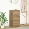 Image de vidaXL Sideboard Chêne Artisan 37,5x35x76 cm Bois composite
