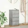 Image de vidaXL Sideboard gris béton 37,5x35x76 cm Bois composite