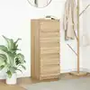 Image de vidaXL Sideboard avec tiroirs Chêne Sonoma 37,5x35x99 cm