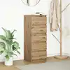 Image de vidaXL Sideboard avec tiroirs Chêne Artisan 37,5x35x99 cm