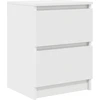 Image de vidaXL Armoire TV blanche 40x35x54 cm Bois composite