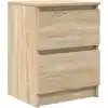 Image de vidaXL Armoire TV Chêne Sonoma 40x35x54 cm Bois composite
