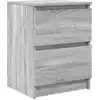 Image de vidaXL Armoire TV Gris Sonoma 40x35x54 cm Bois composite