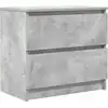 Image de vidaXL Armoire TV gris béton 60x35x54 cm Bois composite