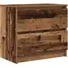 Image de vidaXL Armoire TV imitation bois ancien 60x35x54 cm Bois composite