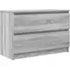 Image de vidaXL Armoire TV Gris Sonoma 80x35x54 cm Bois composite