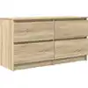 Image de vidaXL Armoire TV Chêne Sonoma 100x35x54 cm Bois composite