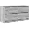 Image de vidaXL Armoire TV Gris Sonoma 100x35x54 cm Bois composite