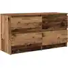 Image de vidaXL Armoire TV aspect bois ancien 100x35x54 cm Bois composite