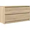 Image de vidaXL Armoire TV Chêne Sonoma 100x35x54 cm Bois composite
