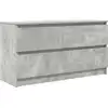 Image de vidaXL Armoire TV gris béton 100x35x54 cm Bois composite