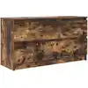 Image de vidaXL Armoire TV chêne fumé 100x35x54 cm Bois composite
