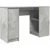 Image de vidaXL Bureau gris béton 120x42x76 cm Bois composite