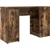 Image de vidaXL Bureau chêne fumé 120x42x76 cm bois composite