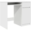 Image de vidaXL Bureau blanc 86x49x76 cm Bois composite