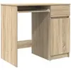 Image de vidaXL Bureau Chêne Sonoma 86x49x76 cm Bois composite