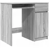 Image de vidaXL Bureau gris Sonoma 86x49x76 cm Bois composite