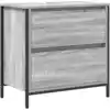 Image de vidaXL Meuble sous-lavabo avec tiroirs gris Sonoma 60x34,5x60cm
