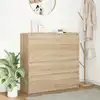 Image de vidaXL Sideboard Chêne Sonoma 100x35x99 cm Matériau dérivé du bois