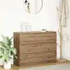 Image de vidaXL Sideboard Chêne Artisan 100x35x76 cm Bois composite