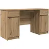 Image de vidaXL Bureau Artisan-Chêne 140 x 49 x 76 cm Bois composite