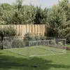 Image de vidaXL Enclos pour chiens d'extérieur avec porte 3x4x1 m Acier galvanisé