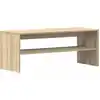 Image de vidaXL Armoire TV Chêne Sonoma 100x40x40 cm Matériau dérivé du bois